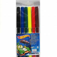 Фломастеры 6 цветов CENTRUM Hot Wheels 88626