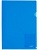 Папка-угол А4 пластик 0,20мм синий прозрачный PROFF Alpha, СН510А/20-TF-04