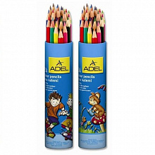 Карандаши 24 цв. ADEL Colour в тубусе, 211-2360-003