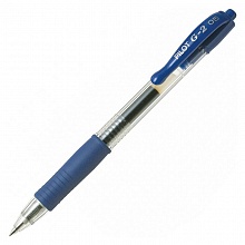 Ручка гелевая автоматическая 0,5мм синий стержень PILOT G2 Grip, BL-G2-5 L