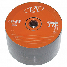 Диск CD-RW 700MB 4-12x  50шт (цена за 1 шт) VSCDRWB5001 