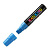 Маркер меловой 15мм голубой прямоугольный на водной основе Black Board Jumbo MunHwa, JBM15-02