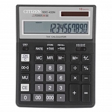 Калькулятор настольный 16 разрядов CITIZEN SDC435N
