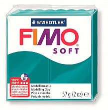 Пластика запекаемая  57г темная бирюза Staedtler Fimo Soft, 8020-36