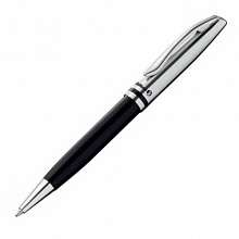 Ручка шариковая с поворотным механизмом PELIKAN Jazz Velvet Black M черный 1мм коробка пирамидка 58612