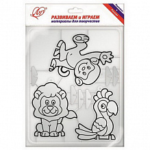 Трафарет витражный Обезьяна и компания Луч 25С1552-08