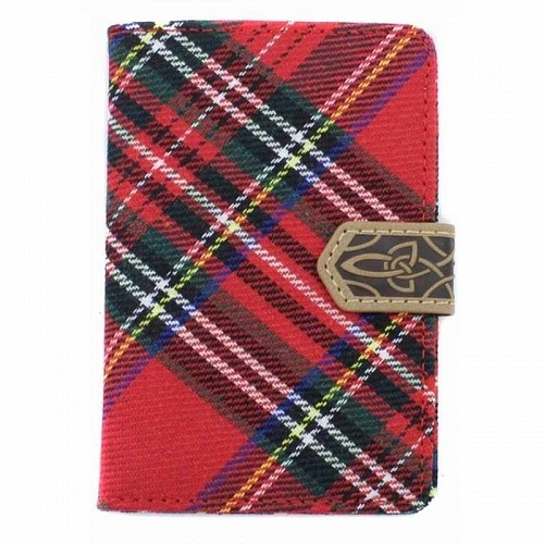 Визитница на  24 карт текстиль с клапаном Доминанта Scotland, IVZ004