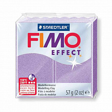Пластика запекаемая  57г перламутровый лиловый Staedtler Fimo Effect, 8020-607