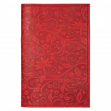 Бумажник водителя красный кожа с тиснением Флаверс Имидж, 5,2-055-201-0