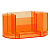 Подставка канцелярская оранжевая Victoria Neon Erich Krause, 52878