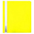 Скоросшиватель пластиковый А5 желтый Бюрократ Люкс PSL20А5YEL