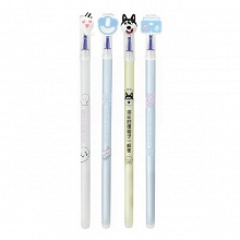 Ручка со стираемыми чернилами шариковая 0,5мм синий стержень ассорти FC 2982 