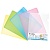 Папка-угол А4+ пластик 0,18мм розовый FlexOffice, FO-CH04 Pink