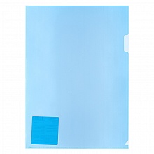 Папка-угол А4 пластик 0,12мм синий Expert Complete Classic Lite EC220420