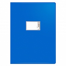 Папка с  20 вкладышами А3 0,8мм синяя вертикальная Бюрократ 816928/BPV20A3