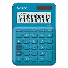 Калькулятор настольный 12 разрядов CASIO синий MS-20UC-BU-S-EC