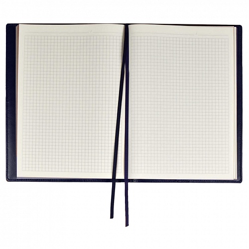 Записная книжка А5+ 120л ФЕНИКС Escalada + обложка для паспорта синий кожзам Сариф, 52907