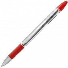 Ручка шариковая Sponsor красный 0,7мм прозрачный корпус SBP106/RD