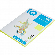 Бумага для офисной техники цветная А4  80г/м2 100л зеленый неон класс А IQ Color Neon, NEOGN