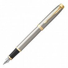 Ручка перьевая 0,8мм синие чернила PARKER IM Core Brushed Metal GT F 1931649,457731