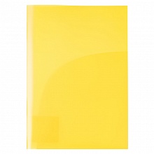 Папка-угол А4 пластик 0,18мм желтый 2 кармана Expert Complete Classic 220225