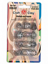 Набор каттеров для вырезания фигурок из полимерной глины, Craft&Clay CCQ-02
