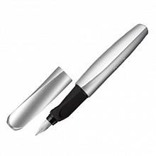 Ручка перьевая PELIKAN Office Twist P457 Silver M синий 1мм серебристый корпус 947101