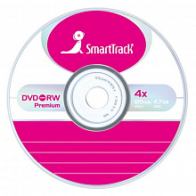Диск DVD-RW 4.7GB 4x  50шт (цена за 1 штуку) Smart Track, ST000530