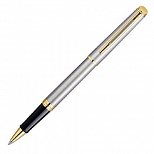 Ручка роллер Waterman Hemisphere Steel GT F черный 0,8мм S0920350