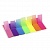 Закладки клейкие 45х12мм 7 цветов по 25л пластиковые Проф-Пресс, ЗС-1873
