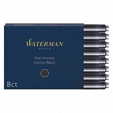 Капсулы для перьевых ручек Waterman черный набор 8шт.(цена за шт.) 0110850,52001