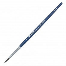 Кисть белка круглая № 3 короткая ручка Roubloff Premium ЖБ1-е03,04bБ