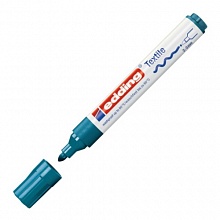 Маркер для текстиля 3мм синий круглый на водной основе светостойкий EDDING, E-4500-03