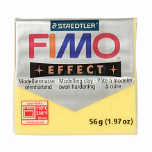 Пластика запекаемая  57г полупрозрачная желтая Staedtler Fimo Effect, 8020-104