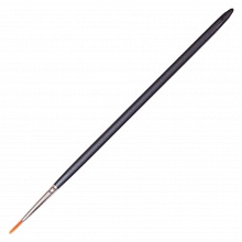 Кисть синтетика плоская № 6 окрашеная ручка Эльбрус sp06k	