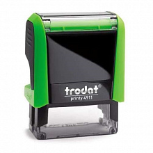 Оснастка для штампа 38х14мм синий, зеленый корпус Trodat Printy 4.0 4911