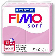 Пластика запекаемая  57г нежно-розовая Staedtler Fimo Soft, 8020-21