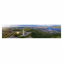 Открытка панорамная Мурманск Алеша PANMRM-12