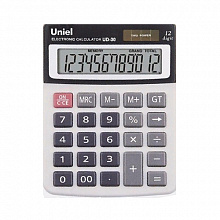 Калькулятор настольный 12 разрядов UNIEL UD-30