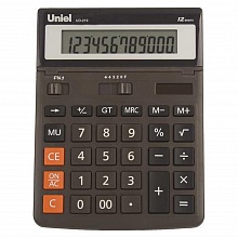 Калькулятор настольный 12 разрядов UNIEL UD-219