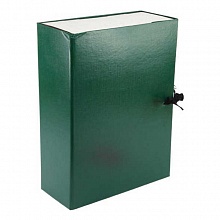 Короб архивный 100мм бумвинил зеленый Имидж, КСБ4100-206