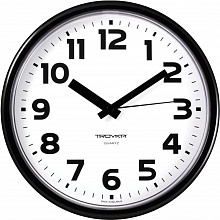 Часы настенные TROYKA черные 91900945