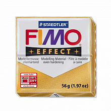 Пластика запекаемая  57г золотая Staedtler Fimo Effect, 8020-11