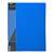 Папка на 4 кольца А4 пластик 25мм внутренний карман синяя Hatber STANDARD, 4AB4_00109