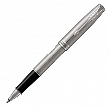 Ручка роллер 0,5мм черные чернила PARKER Sonnet Core Stainless Steel CT F 1931511
