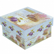 Коробка подарочная квадратная 9,5х9,5х5,5см Лаванда OMG-GIFT 720261/7