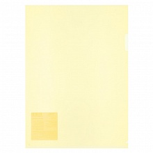 Папка-угол А4 пластик 0,12мм желтый Expert Complete Classic Lite EC220490