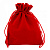 Мешок для подарков  7х9см бархатный красный OMG 000811-12