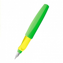 Ручка перьевая PELIKAN Office Twist P457 Green Neon M синий 1мм зеленый корпус 807258
