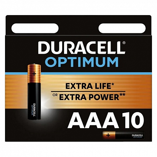Элемент питания LR3/286 Duracell Optimum AAA в упаковке 10шт (цена за 1шт.)